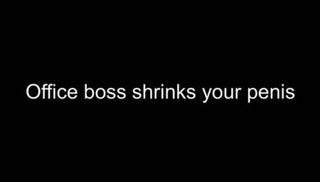 Office boss shrink your penis