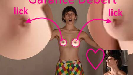Garance Debert I like to lick her nippies