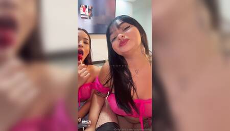 Susana Medina aka Sara Sierra Alarcon Gela Rojas aka Valeria Lopera, threesome