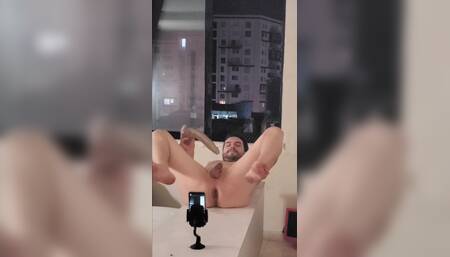 Fucking My Hole in the Window