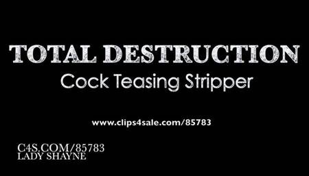 POV Chastity Story Teasing you Like a Stripper in dungeon