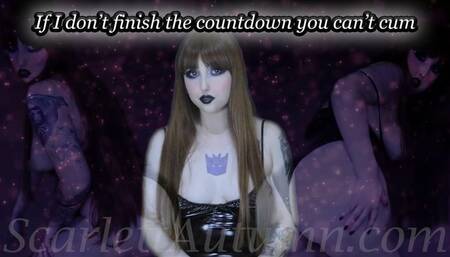 If I don't finish the countdown you can't cum - MP4 HD 1080p