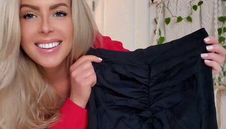 First Fart in New Black Leggings