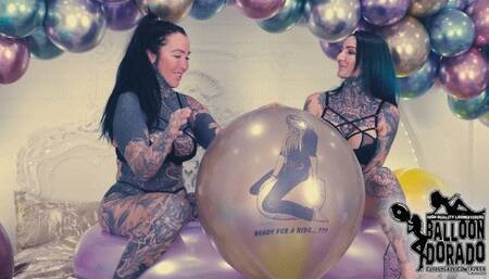 Nina and Caro - XXL Belbal B250 Ride and Sitpop fun HD Version