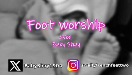 BABY SHAY - FOOT WORSHIP #1 : "Mon préféré, les petits mordillements et tout !"