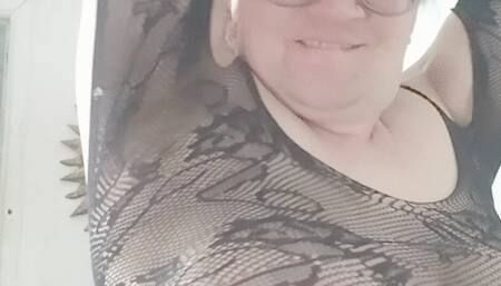 Fishnet Lace Bodysuit Showoff