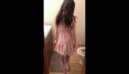 ABDL using my princess potty seat!