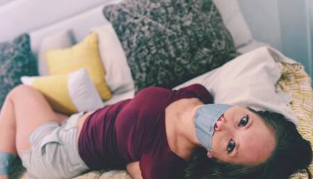 Rachel Adams in Bed Bound Bondage Star