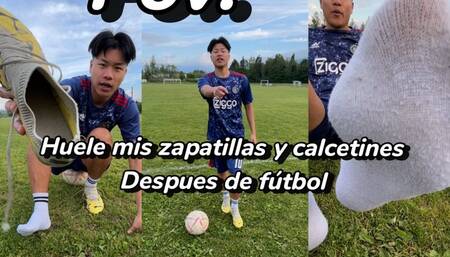 POV : Te hago oler mis botas y calcetines después de jugar fútbol
