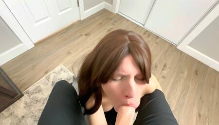 Step-Mommy Lets You Throat Fuck Her