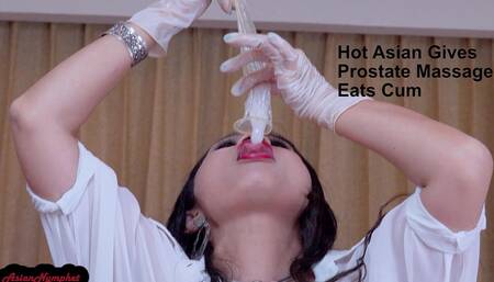 122 Hot Asian Gives Prostate Massage Eats Cum