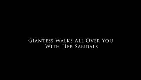 Giantess Walks All Over You With Her Sandals - Mari Merlowe