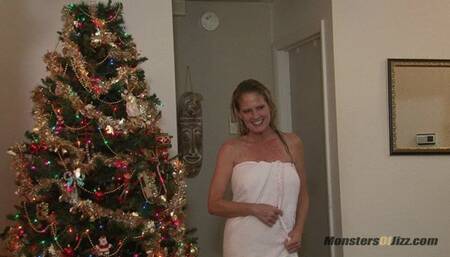 Horny MILF Scores College Stud Cock For Christmas