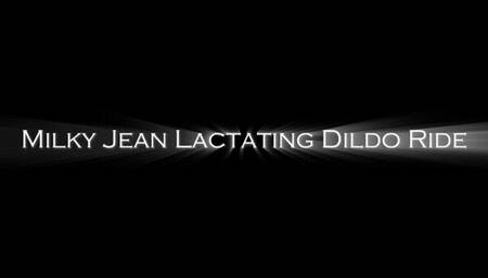 Milky Jeans Lactating Dildo Ride