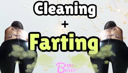 Custom: Cleaning and Farting In Latex!