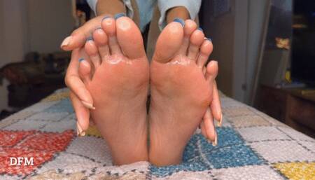 “Your Goddess Soles need rubbing must I do it alone?”