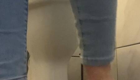 pants down and splash splash a few times