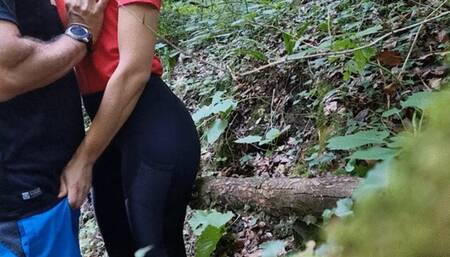 Jerking Off a Stranger in the Woods