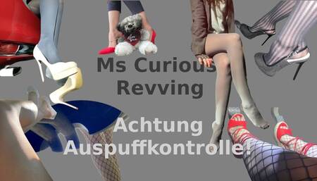 Ms Curious Revving meets Officer (with subtitles)
