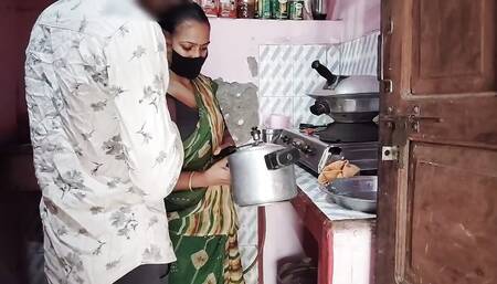 Hurry up, Someone Might Come....bhabhi Was Cooking, the Brother-in-law Had Sex with the Sister-in-law
