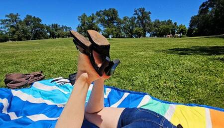 Park Feet Teasing