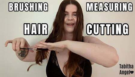 Brushing Measuring Hair Cutting WMV