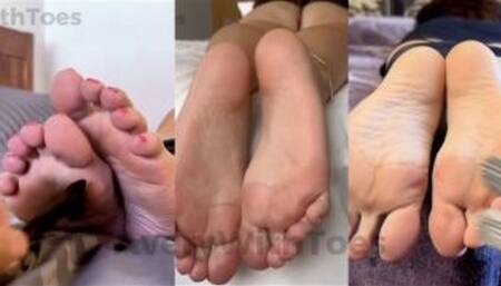 First FOOT TICKLING Compilation - Feather, Brush, Glove