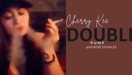cherry kee double pump and nose exhales with music