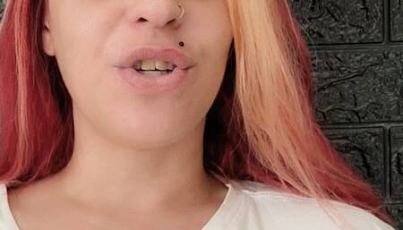 Darkside smoking-Rotten yellow teeth, yellow tongue and yellow nails