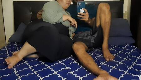 Big Boobs Big Ass Indian BBW Fuck with Boyfriend Wearing Condum