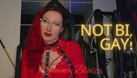 Not Bi, Gay!
