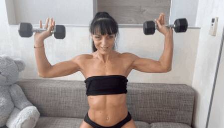 The athletic and strong MILF