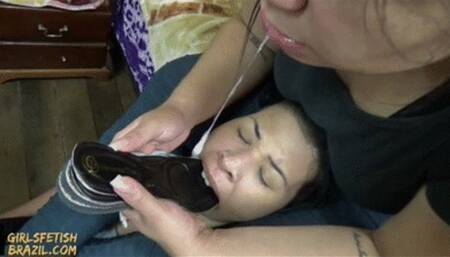 Licking Insoles and Spitting by Mistress Beh # 1080HD