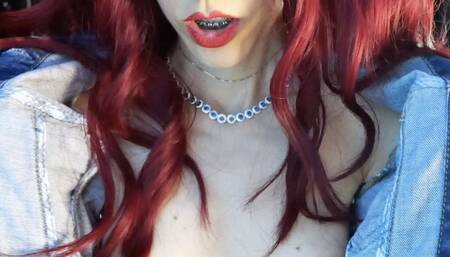 Addicted to my natural tits in jeans