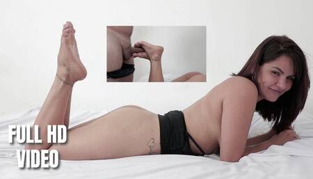 Analu first footjob! Unforgettable foot fetish experience! (FULL HD VIDEO)