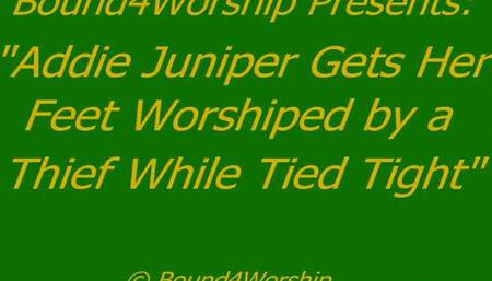 Addie Juniper Meets the Toe Sucking Bandit - MP4