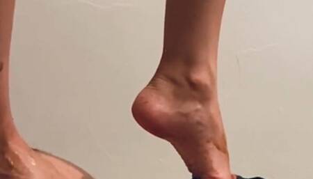 My slave licks my FEET and sucks my TOES