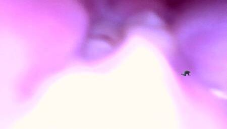 Teenie Crawls around in Giantess Big Sexy Mouth