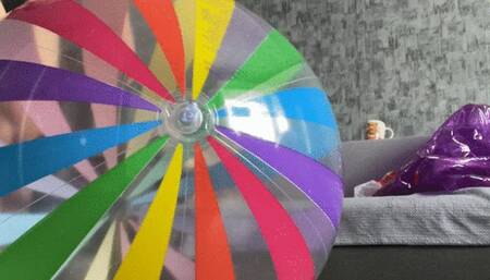 Deflate color intex beachball