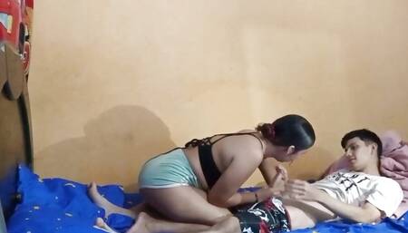 Stepson, Since Your Stepfather Is Not Here, I'm Going to Give You the Penis Massage