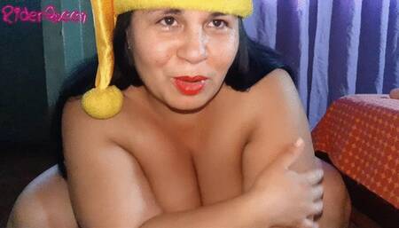 Ass worship with hat and yellow tails