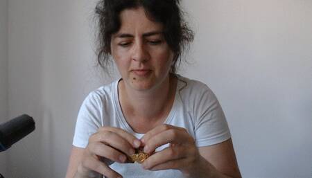 Ferrero Rocher and fudge eating