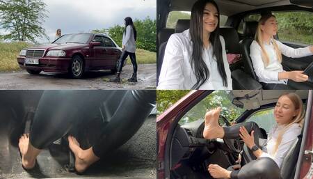 Anya and Jade are driving home from a photo shoot