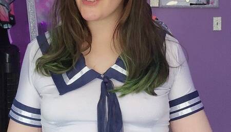 Schoolgirl smokes & talks about her sins