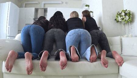 FOUR ASSES IN TIGHT JEANS (aw)