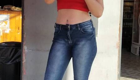 Smoking on my break from work - crushing cig in the end with my Vans socker