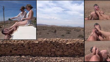 WINSTON - Lost in the desert - OUTDOOR foot domination