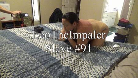 (HD) Slave #91 - Bedroom Pussy and Ass Fucking, Angle 1 of 3