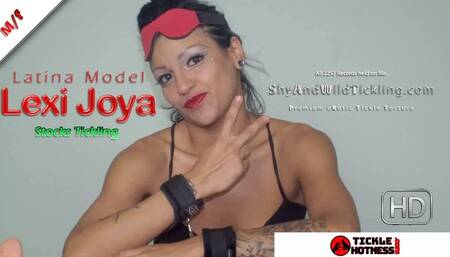 Lexi Joya Tickled in the Stocks