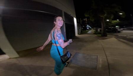 Dinner Date Ends with Puke and Piss All in her Own Face